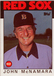 1986 Topps Baseball Cards      771     John McNamara MG